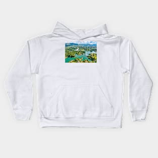 Guatape Lakes5 Columbia Kids Hoodie